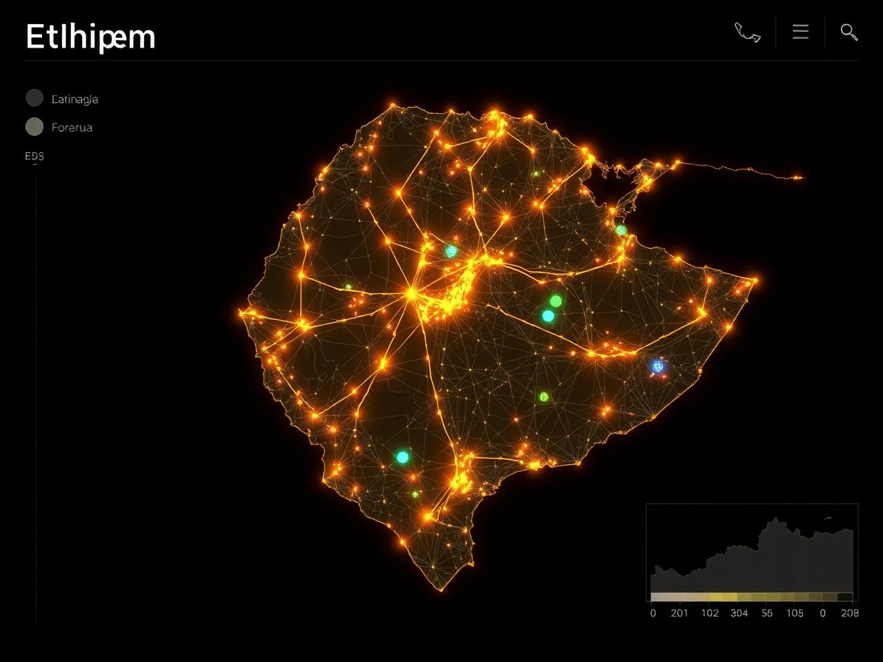 Ethiopia data coverage visualization